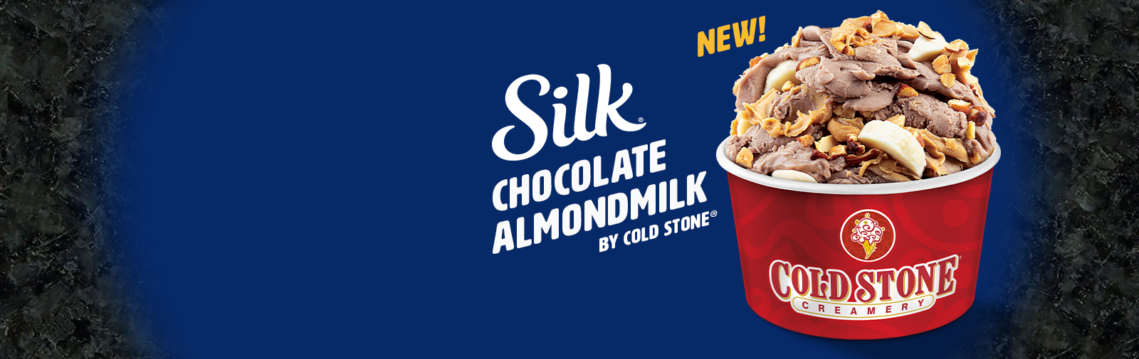 New! Silk® Almondmilk Chocolate Creation by Cold Stone®